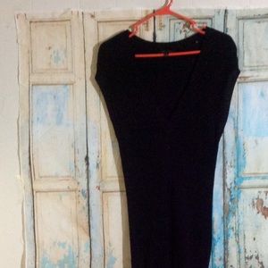 Sleeveless sweater dress